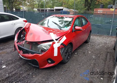 2015 Toyota Corolla S Premium z USA, uszkodzony, nr VIN 2T1BURHEXFC348498
